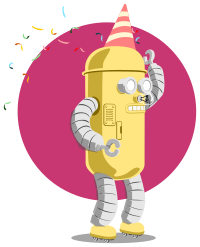 birthday robot