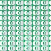 Dollar banknotes pattern