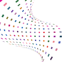 Colourful tiles swirl