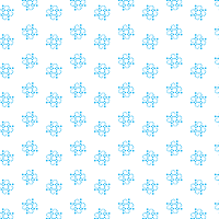 Blue floral decorative pattern