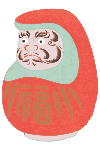 Classic Daruma Doll 1
