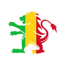 Mali Republic flag heraldic lion