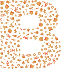 Gingerbread Alphabet Font B
