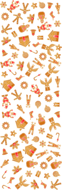 Gingerbread Alphabet Font I