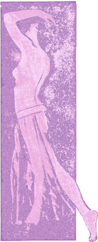 Pink Semi Nude Lady