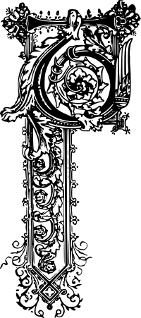 Drop Cap T