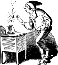 Man Lights a Candle