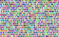 Pine Christmas Tree Pattern Colorful