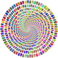 Pine Christmas Tree Whirlpool Polyprismatic No BG