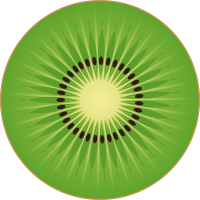 Kiwi slice by Rones