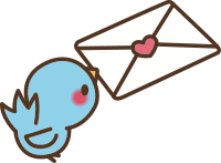 Bird with Letter