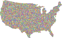 United States Dots Polyprismatic