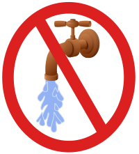 No Using Water