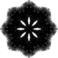 Dark Light Snowflake