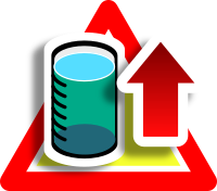 Warning high level icon