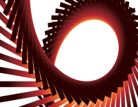 Abstract graphics swirl