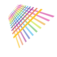 Coloured lines grid design