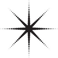 Star black dots