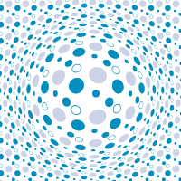 Distorted dotted pattern