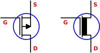 PMOS depletion schematics