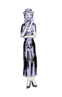 Standing Woman Drawing