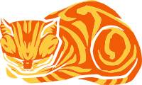 Vintage Ginger Cat