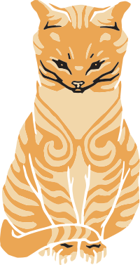 Vintage Cat Illustration