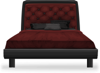 Glitch Dark Bed