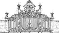 Elegant Flourish Gate