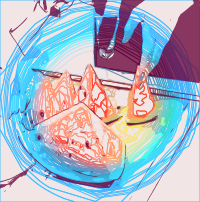 Rainbow Abstract Watermelon