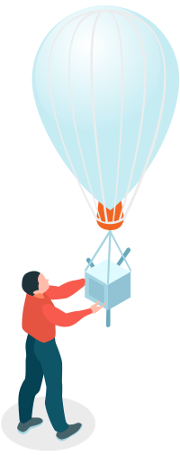 Man with a Weather Balloon