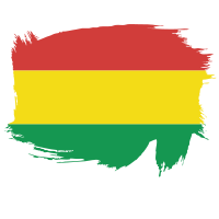 Flag of the State of Bolivia brush