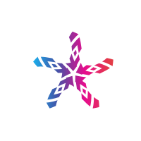 Stylized star logotype concept