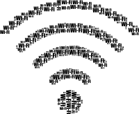 WiFi Signal Typography