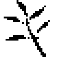 pixel leaf