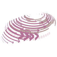 Abstract shape lines with arrowheads