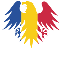 Romanian flag heraldic eagle