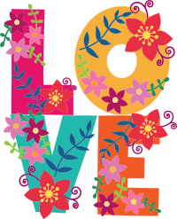 Floral Love By Vera Kratochvil