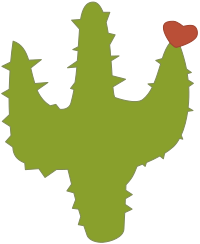 Cactus with Heart - Colour