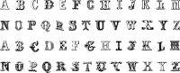 English Alphabet Vintage