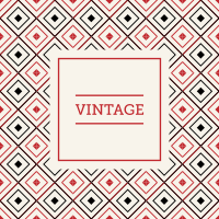 Vintage geometric pattern