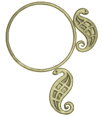 Strange Snakes Circle Frame