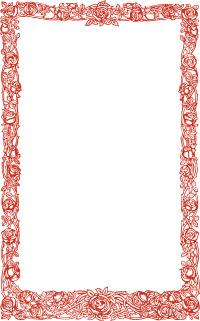 Red Rose Frame