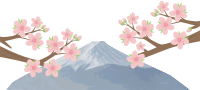 Mount Fuji and Blossoms