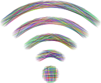 WiFi Signal Lines Colorful