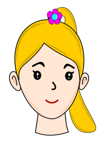 daughter head