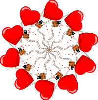 Hot Air Balloon Lovers Mandala