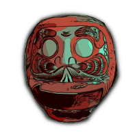 Daruma Doll - Surreal Colour