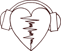 Music lover's heart and music