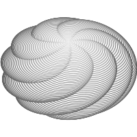 Animated twisted pattypan